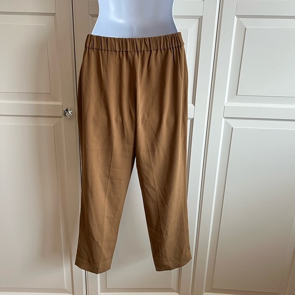 Babaton Conan Pull on Pants, Gold Mustard Yellow cropped Size 4 Office casual - Picture 6 of 13